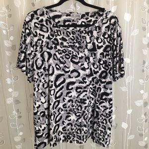 JM Collection Liquid Knit Blouse - 1X